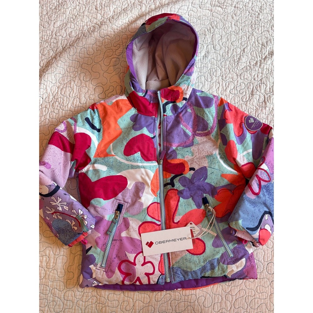 Obermeyer Ashor Jacket Girls Size 6 Ski Snow Winter Coat - Under The Sea